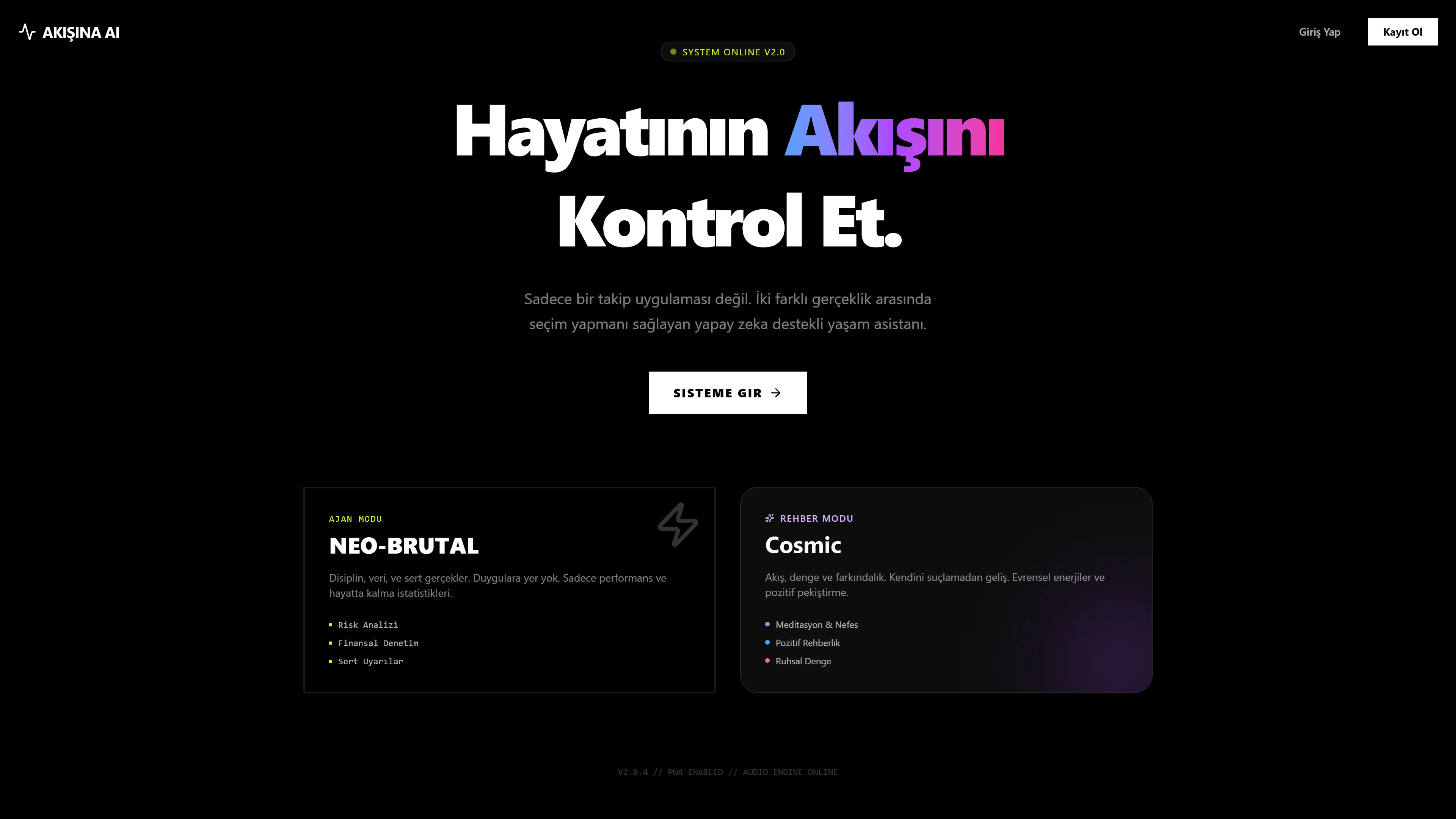 Akışına: AI Destekli Disiplin ve Farkındalık Platformu